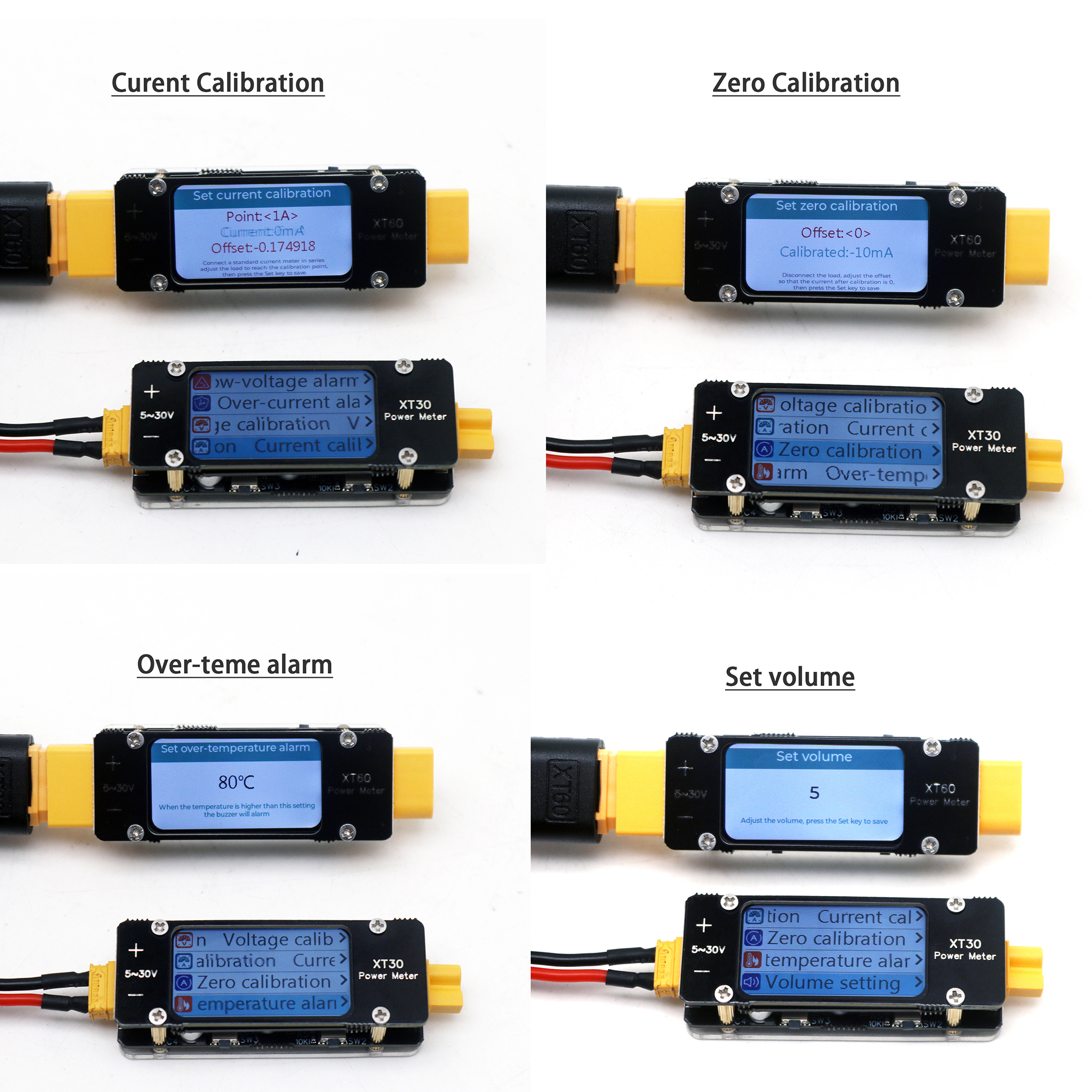 XT30 XT60 Ammeter Power Meter  - Drone Battery High Voltage 리뷰 및 가격