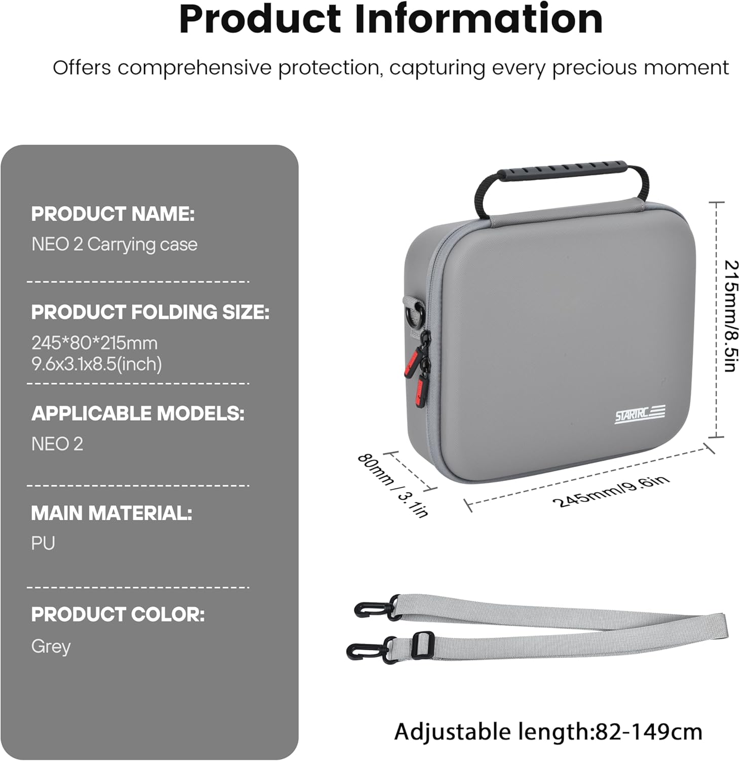 STARTRC Neo 2 Portable PU Shou - Drone Battery Case 리뷰 및 가격