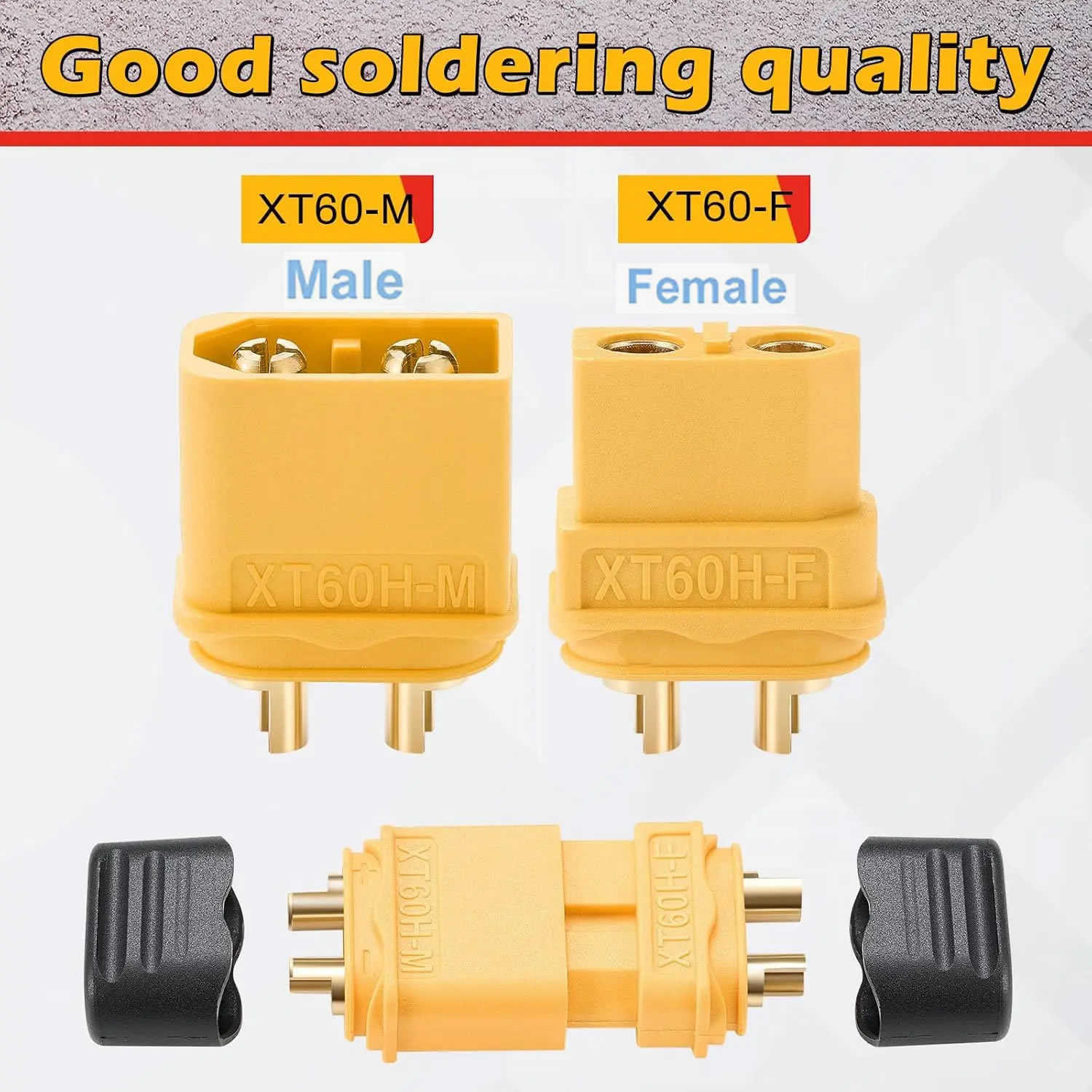 XT60 Connector Plug with Sheat - Drone Battery Connector 리뷰 및 가격
