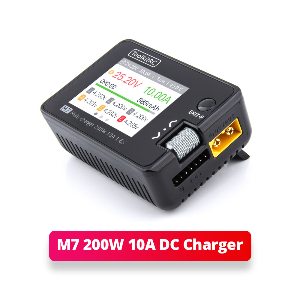 ToolkitRC M7 200W 10A Balance  - Drone Battery Voltage Checker 리뷰 및 가격