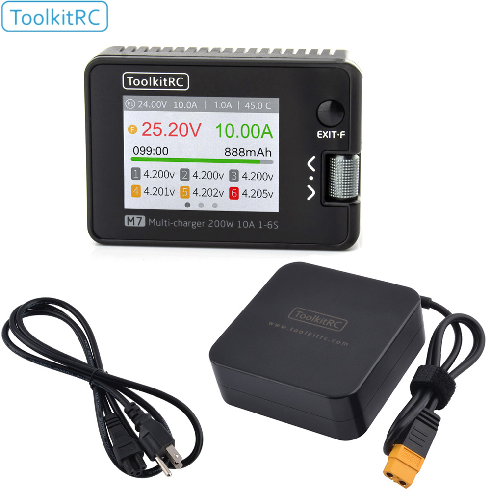 ToolkitRC M7 200W 10A Balance  - Drone Battery Voltage Checker 리뷰 및 가격