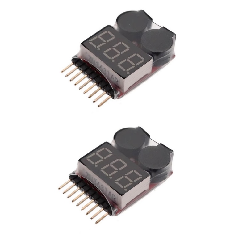 2Pcs 1S-8S LiPo Battery Voltag - Drone Battery Voltage Checker 리뷰 및 가격