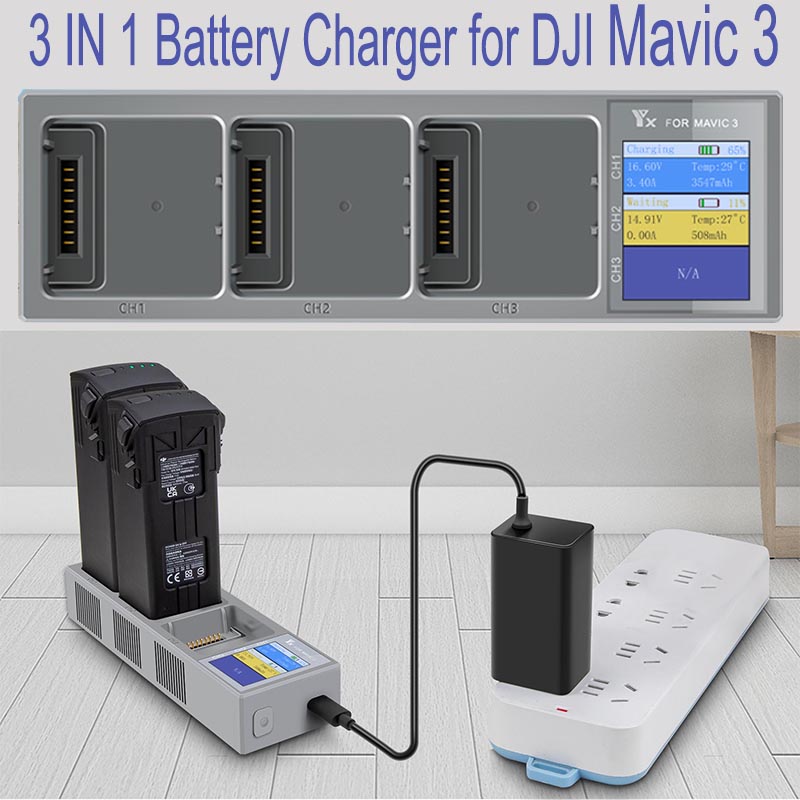 3 IN 1 Battery Charger for DJI - Drone Battery Parallel Board 리뷰 및 가격
