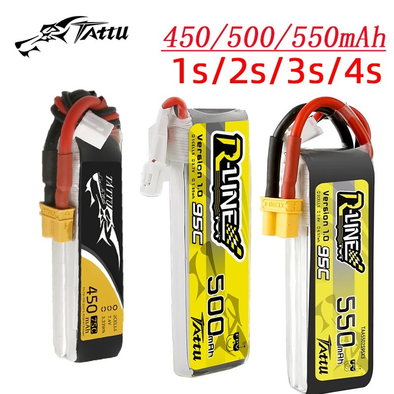 3Pcs NEW TATTU 450/500/550mAh  - Drone Battery 3S 리뷰 및 가격