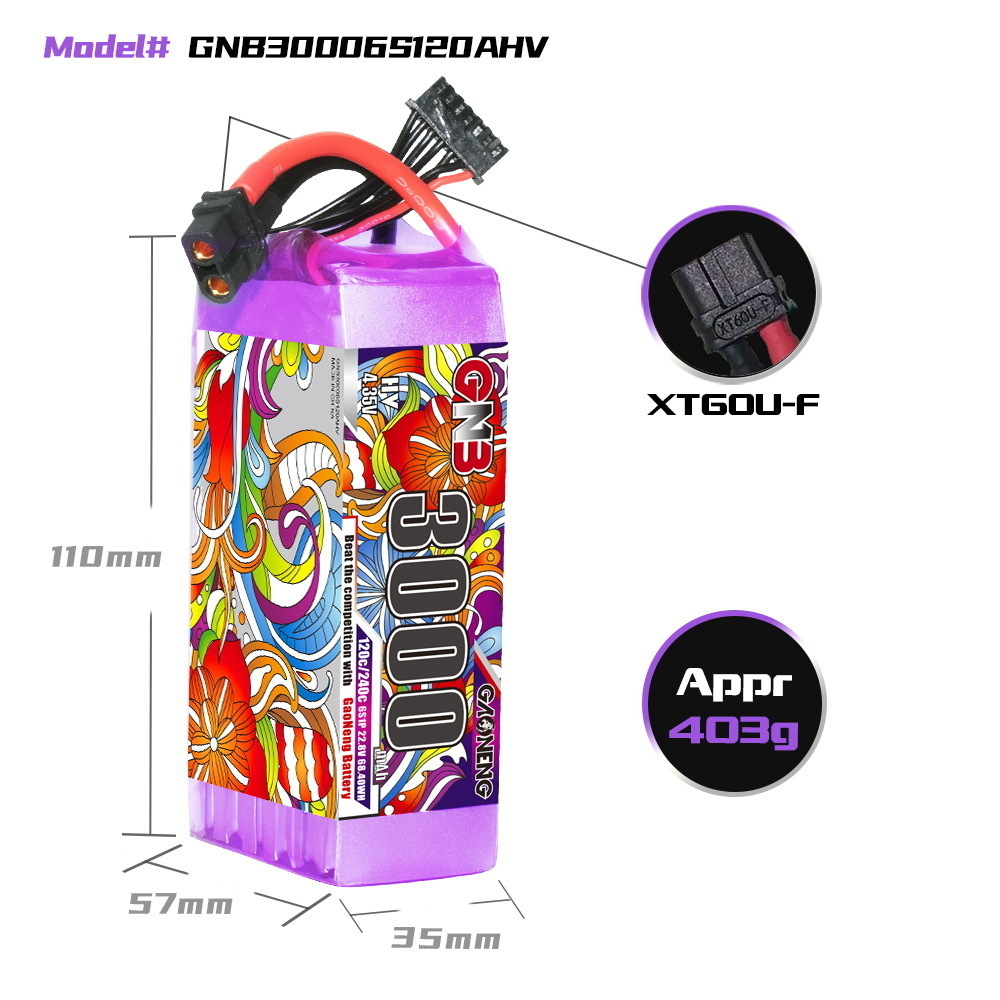 GNB Lipo Battery 6S 22.8V 3000 - Drone Battery 6S 리뷰 및 가격